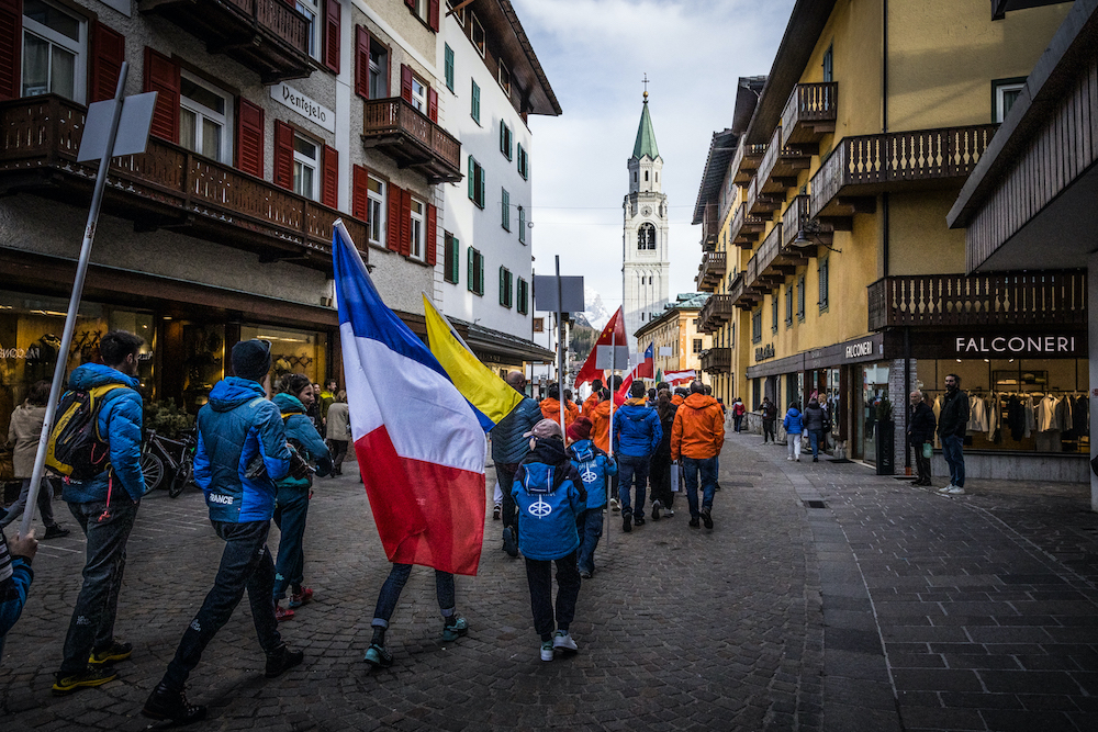 Opening Ceremony Cortina SkiMo Cup