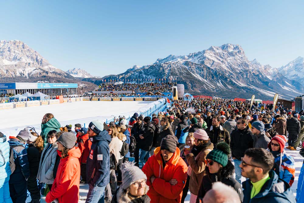 Finish Area Cortina Ski World Cup 2024